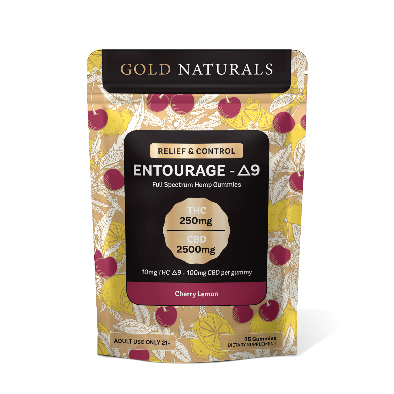 Gold Naturals Entourage Δ9 Gummy - Discreet Smoker