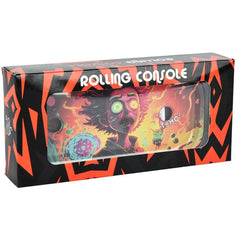 Elevated Metal Rolling Tray & Cone Loader Kit - Wonder Kid / 9.25"x4.2" - Discreet Smoker