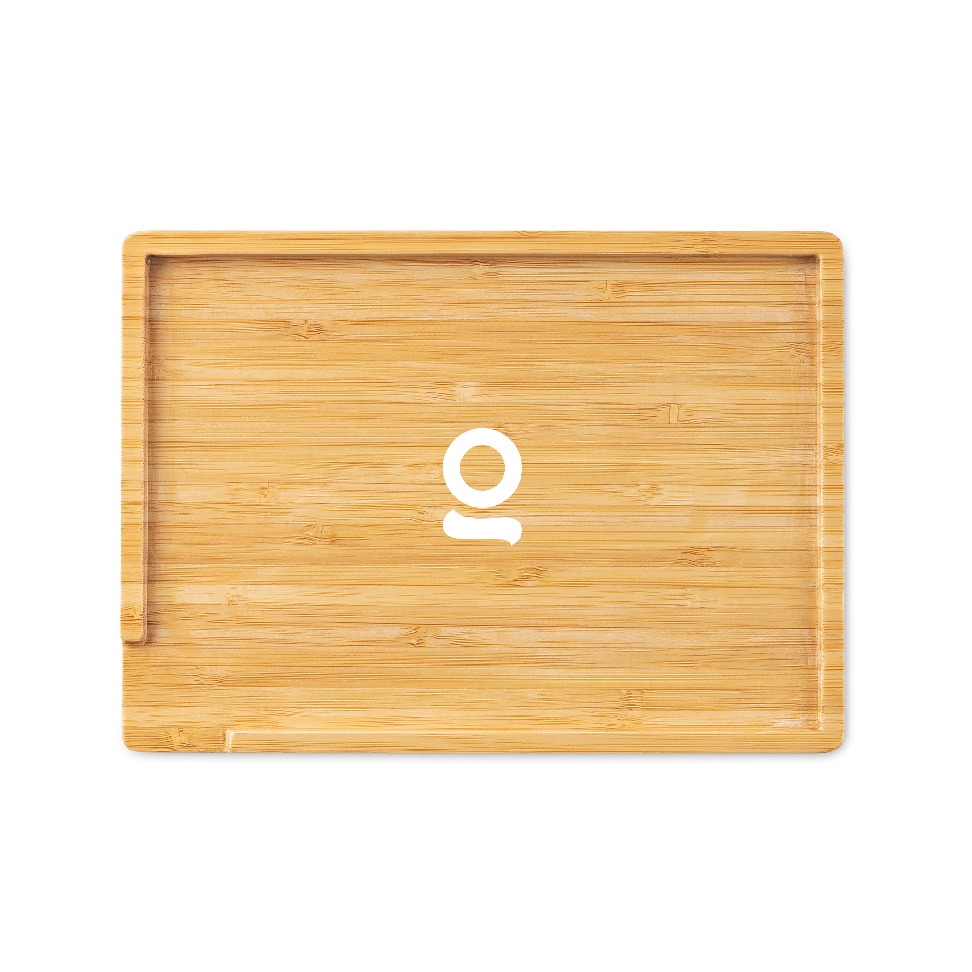 Ongrok Sustainable Small Bamboo Wood Tray - Discreet Smoker