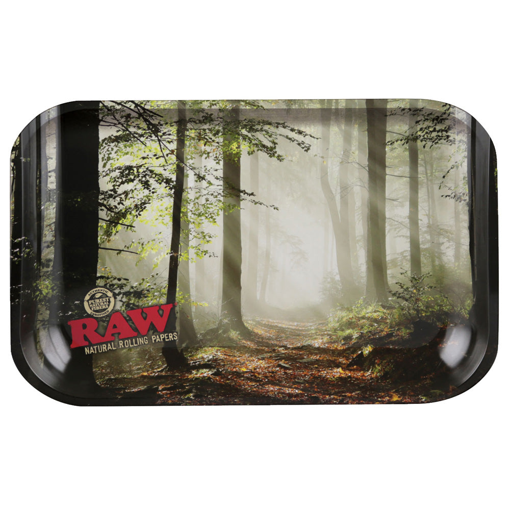 RAW Rolling Tray | Forest Design - Discreet Smoker