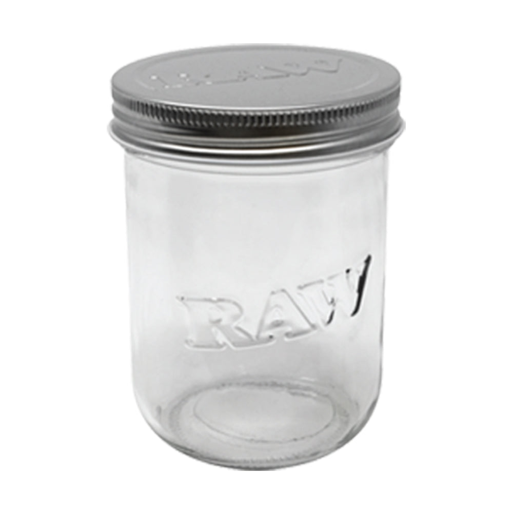 RAW Smell Proof Jar & Cozy w/ Lock - Discreet Smoker