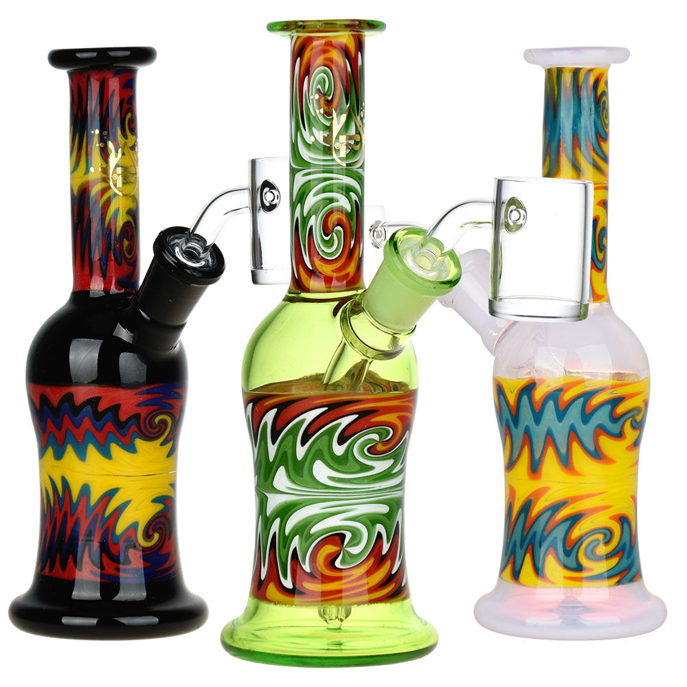 Pulsar Being Here Mini Dab Rig | 6.75" | 14mm F - Discreet Smoker