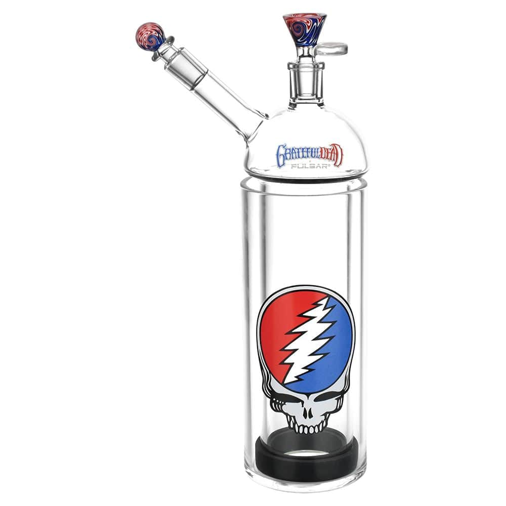 Grateful Dead x Pulsar Glass Gravity Waterpipe - 12.25" / 14mm F - Discreet Smoker