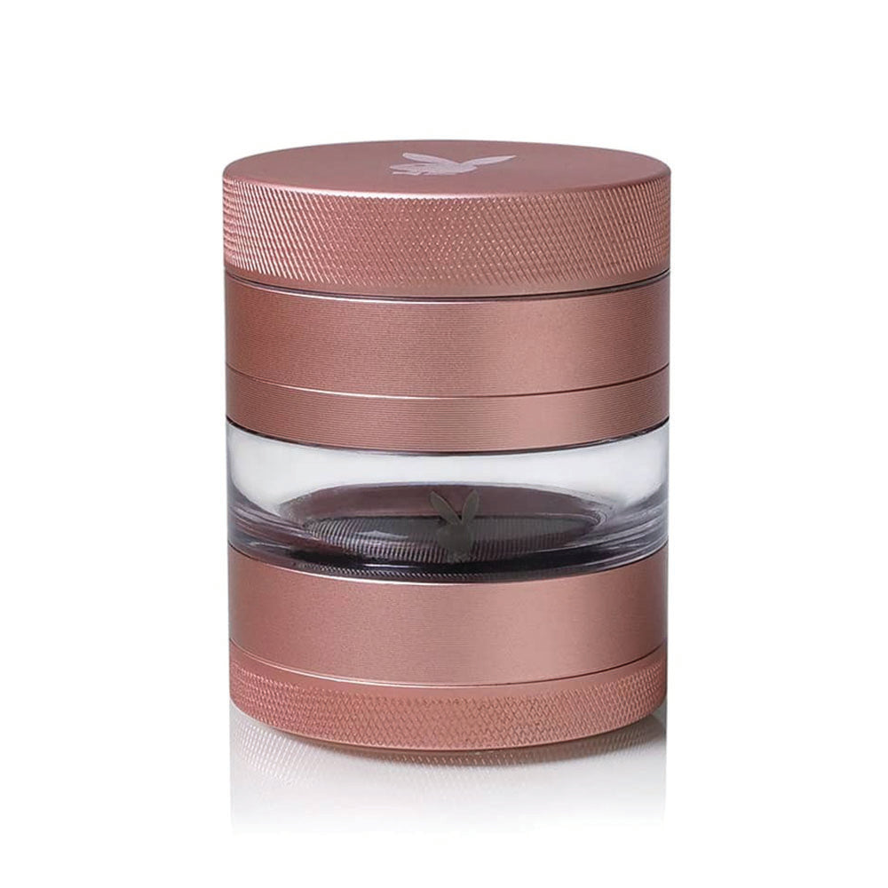 Playboy x RYOT Jar Body Grinder - 4pc/2.2" - Discreet Smoker