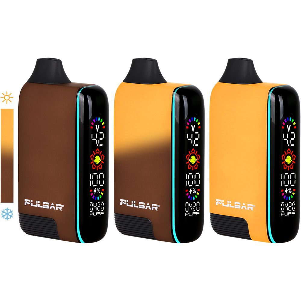 Pulsar 510 DL 5.0 Precision Voltage Control LCD Screen Vape Bar | Thermo Series | 1000mAh - Discreet Smoker