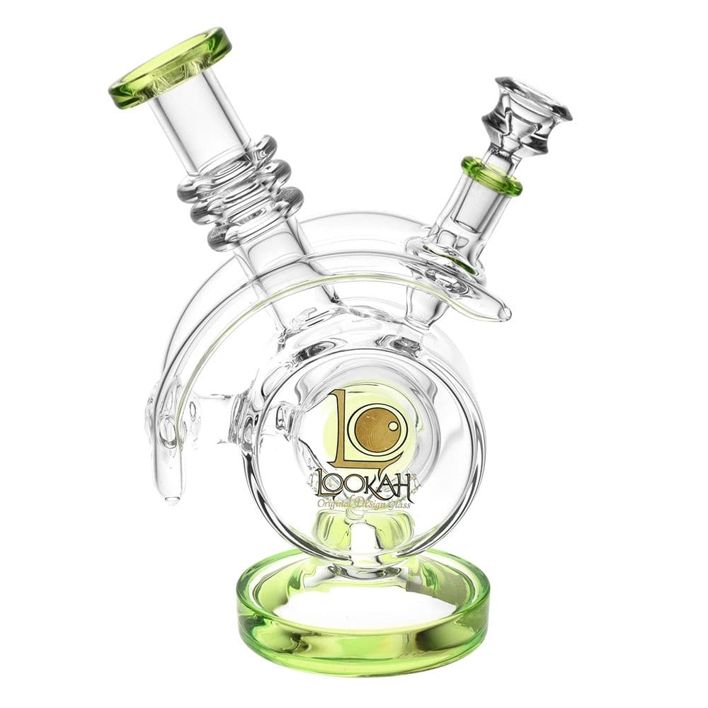 Lookah Glass Orbital Water Pipe | 8.25" | 14mm F - Discreet Smoker