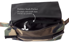 Citizen Hyde Lockable, Odor Resistant Belt Bag, The Marley - Discreet Smoker