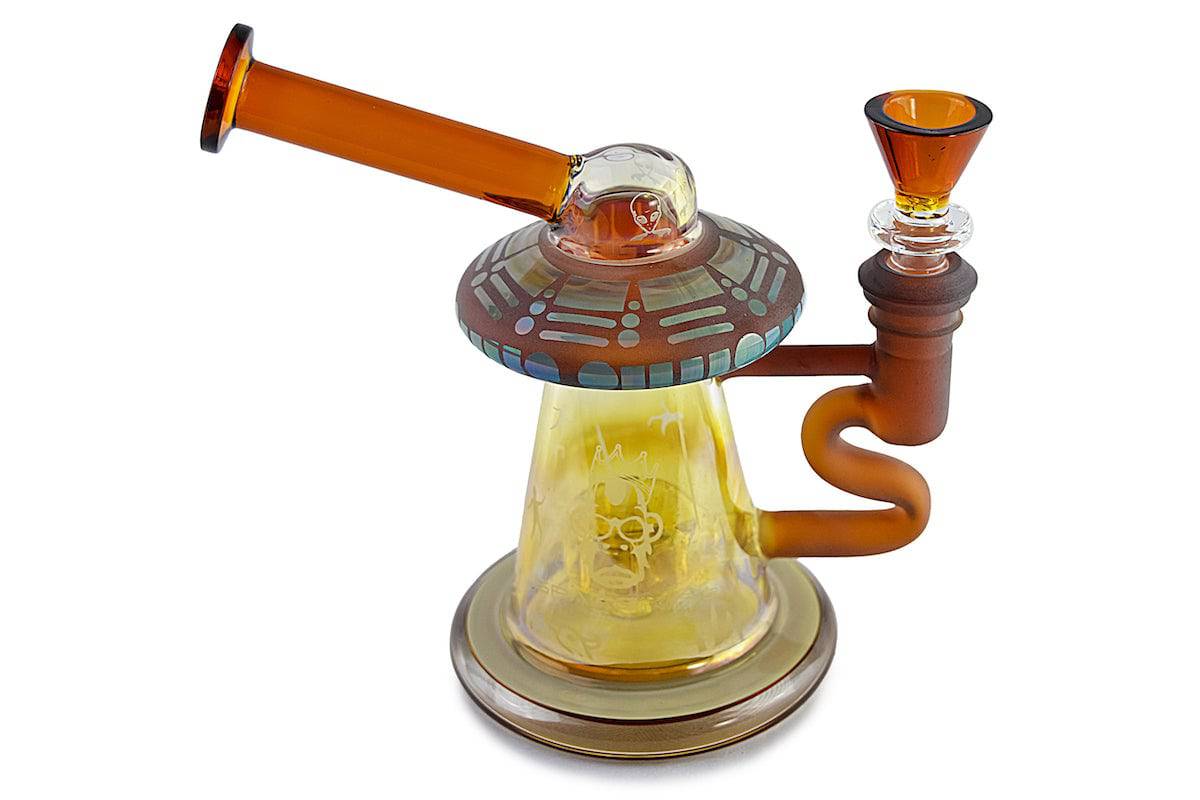 Space King Glass - 'Space Invasion' UFO Bong - Discreet Smoker