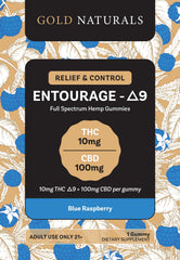 Gold Naturals Entourage Δ9 Gummy - Discreet Smoker