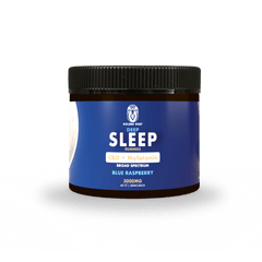 Deep Sleep CBD & Melatonin Infused Gummies - Blue Raspberry 3000MG - Discreet Smoker