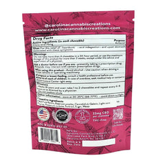 Daily Support Chewables | CBD | Strawberry 30ct bag | Carolina Cannabis Creations - Discreet Smoker