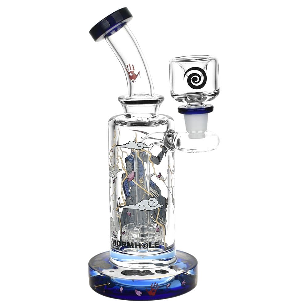 Wormhole Raging Ronin Water Pipe | 8" - Discreet Smoker