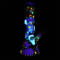 Pulsar Spaceman Beaker Water Pipe - 10" / 14mm F - Discreet Smoker