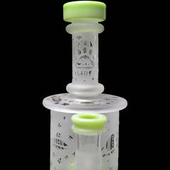 Calibear Sandblasted Flower Of Life Mini Can Bong - Discreet Smoker