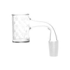 Blazy Susan Flat Top Etched Quartz Banger - 14mm M - Discreet Smoker