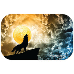 Pulsar Magnetic Rolling Tray Lid - 11"x7" / Howl at the Clouds - Discreet Smoker