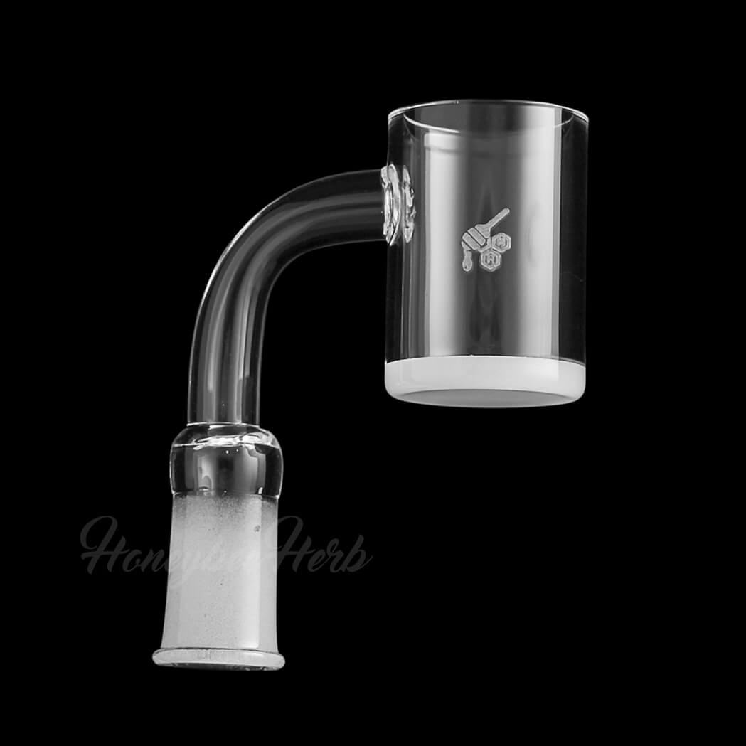 Honey & Milk Quartz Banger - 90° Degree | YL - Discreet Smoker
