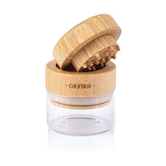 RYOT Solid Wood GR8TR Top w/ Glass Jar - Discreet Smoker