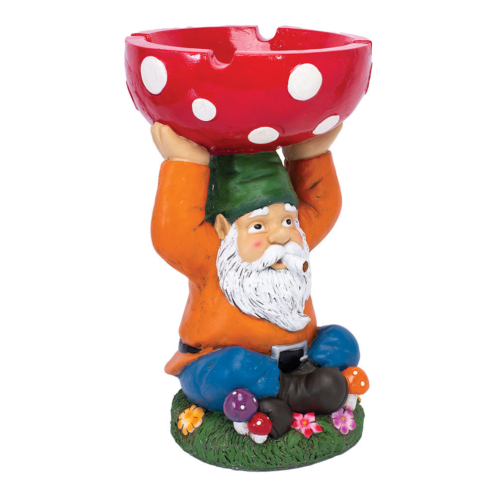 Fujima Mushroom Gnome Jumbo Ashtray - 19" - Discreet Smoker