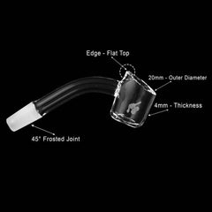 ORIGINAL QUARTZ BANGER - 45° DEGREE | YL - Discreet Smoker