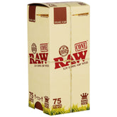 RAW Backrolled Organic Hemp Cones | King Size | 75ct - Discreet Smoker