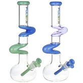 Pulsar Paths Of Joy Glass Water Pipe | 15" | 14mm F - Discreet Smoker