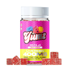 THC Gummies - Delta 9 THC - YUMZ LAB - Fruit Punch - Discreet Smoker