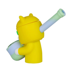 Three-Eyed Cat Secret Stash Silicone Hand Pipe - 4" - Discreet Smoker