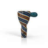 WIG WAG STRIPPED BONG BOWL PIECES - Discreet Smoker