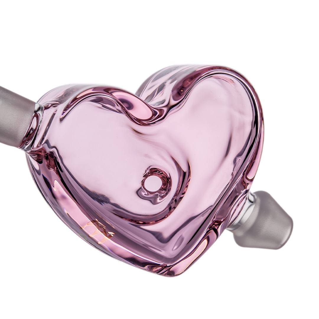 MJ Arsenal Cupid's Bow(l) Valentine's Day Glass Pipe - Discreet Smoker