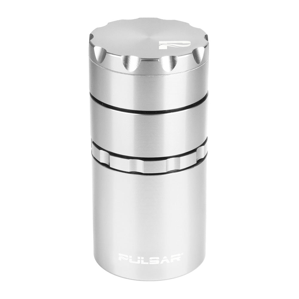 Pulsar Metal Storage Herb Grinder - Discreet Smoker