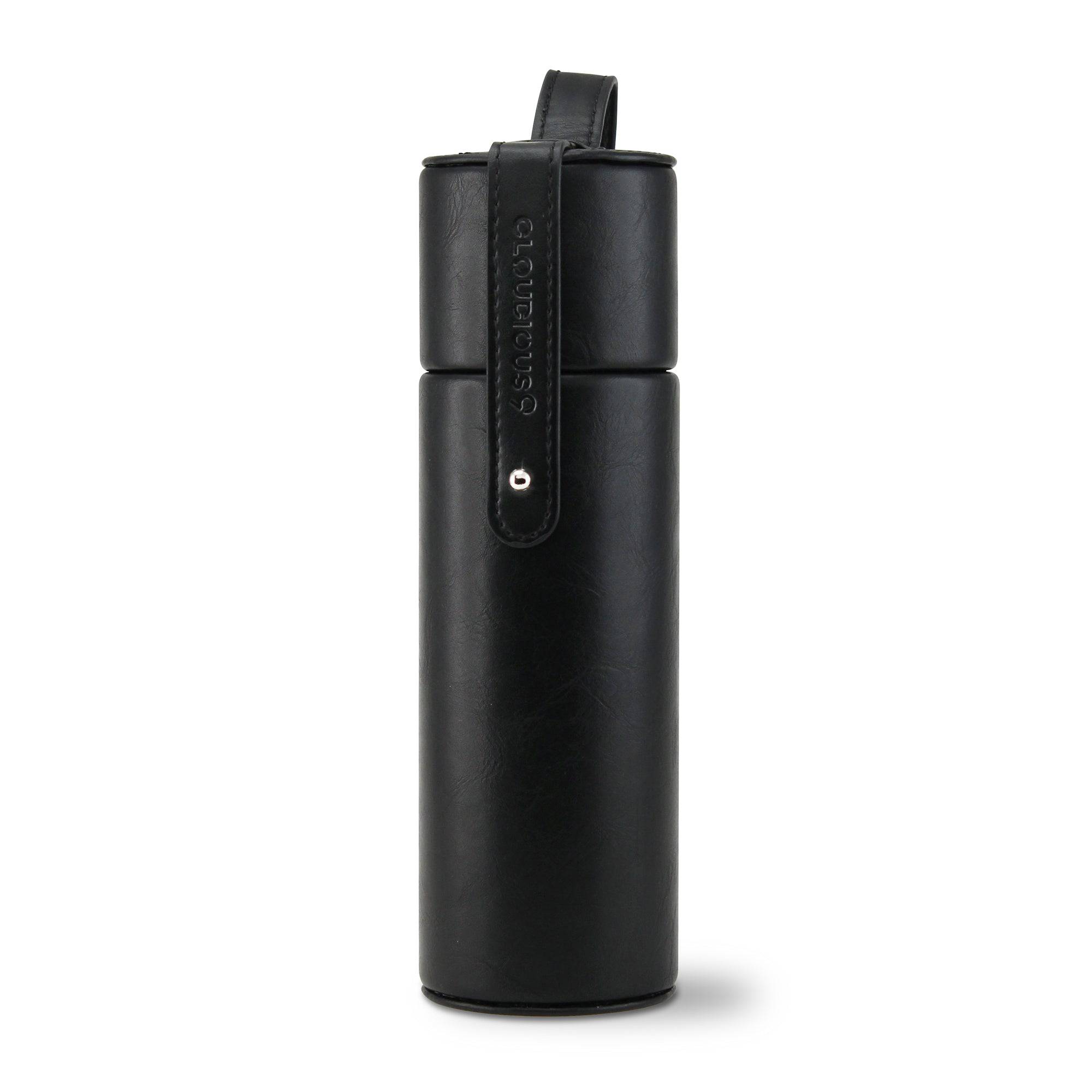 Hydrology9 & NX Leather Carrying Case - Black - Discreet Smoker