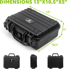 INFINITKIN XL Smell Proof Box Lockable Storage Container with Lock