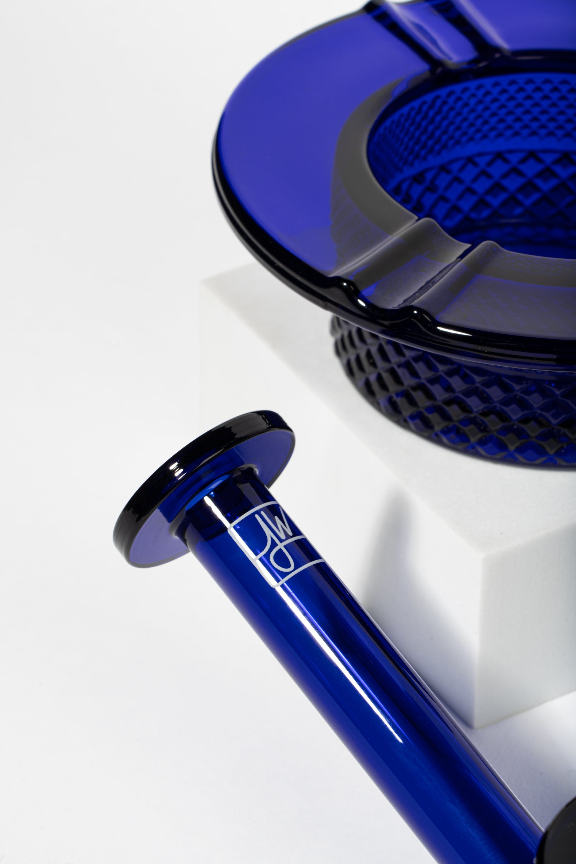 Twenties Collection Ashtray | Cobalt - Discreet Smoker