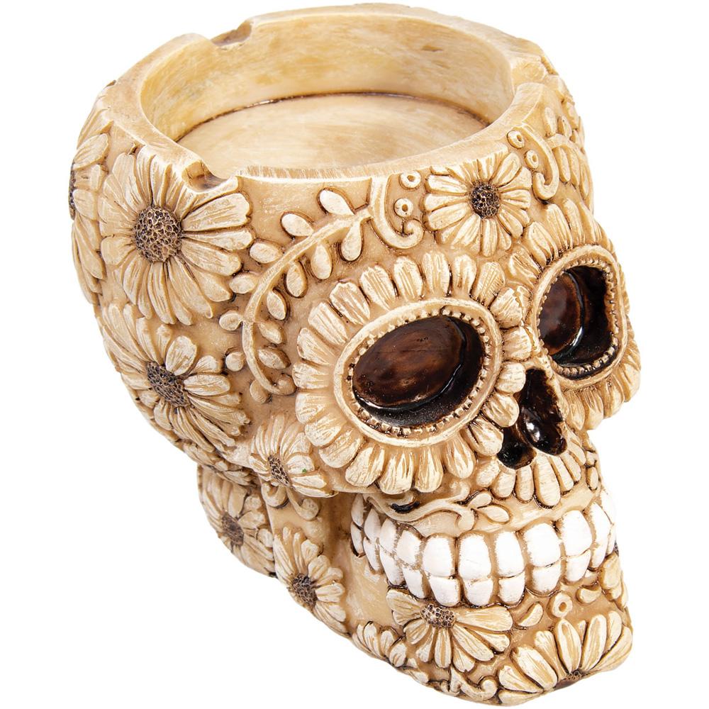 Sugar Skull Ashtrays | Polystone - Discreet Smoker