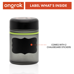 Ongrok 500ml Child Resistant Jars, 2 pack - Discreet Smoker
