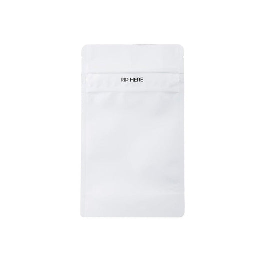 Grip n Rip Mylar Bag - White - 1000ct - Discreet Smoker