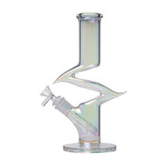 Human Grade Iridescent Zing Water Pipe - Discreet Smoker