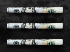 100 Dollar Benny Hemp Blunt Rolls with Filter Tip (3-pack) - Discreet Smoker