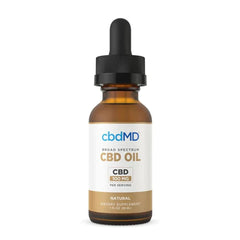 Broad Spectrum CBD Oil Tincture Drops - Natural Flavor (750MG - 7500MG) - Discreet Smoker