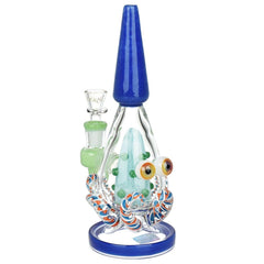 Lookah Glass Octo Water Pipe - 9.5" / 14mm F - Discreet Smoker