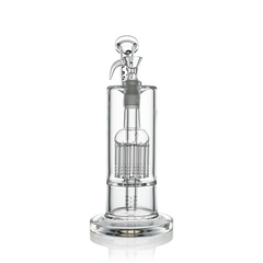 10" Dual Chamber Scientific Bubbler Tree Perc Glass Bong | Croia Glass - Discreet Smoker