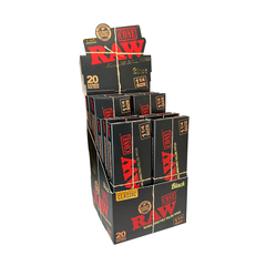 RAW Black Classic Cones - Discreet Smoker