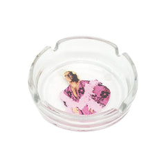 Ric Flair Drip Glass Ashtray | Pink Boa | 4.25" - Discreet Smoker