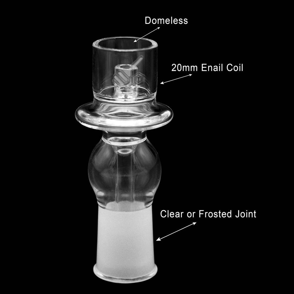 CORE REACTOR BARREL QUARTZ NAIL | YL - Discreet Smoker