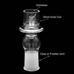 CORE REACTOR BARREL QUARTZ NAIL | YL - Discreet Smoker