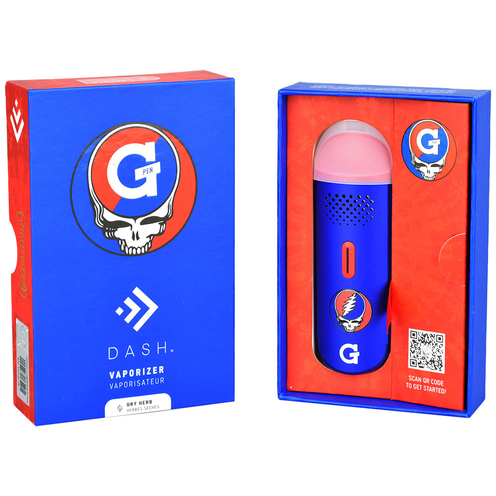 Grateful Dead x G Pen Dash Dry Herb Vaporizer - 900mAh - Discreet Smoker