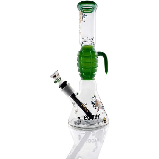 MK Glass Grenade Water Pipe - Discreet Smoker