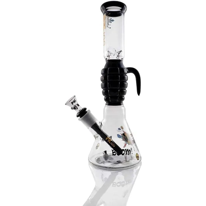 MK Glass Grenade Water Pipe - Discreet Smoker