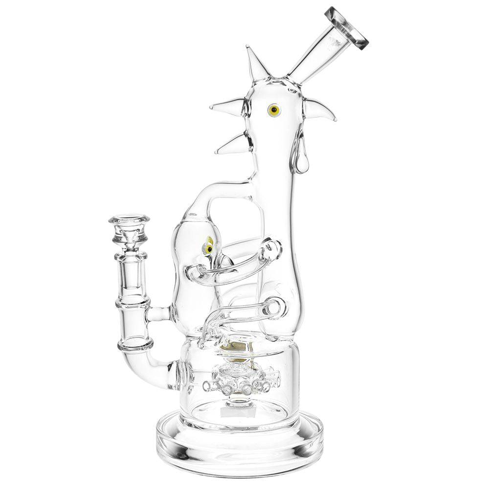 Lookah Glass Chicken Recycler Water Pipe | 12.25" | 14mm F - Discreet Smoker